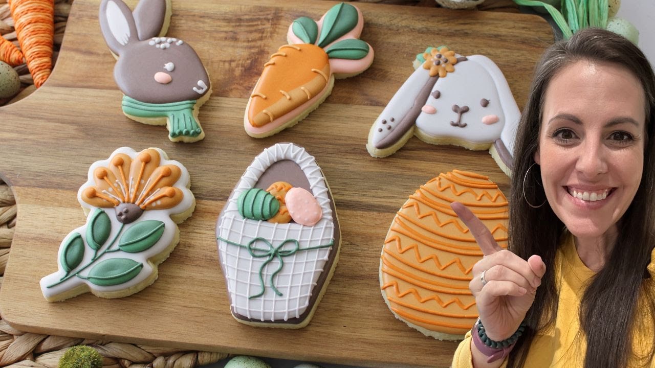 EASTER COOKIES 🐰 | Sugar Cookie Decorating Video
