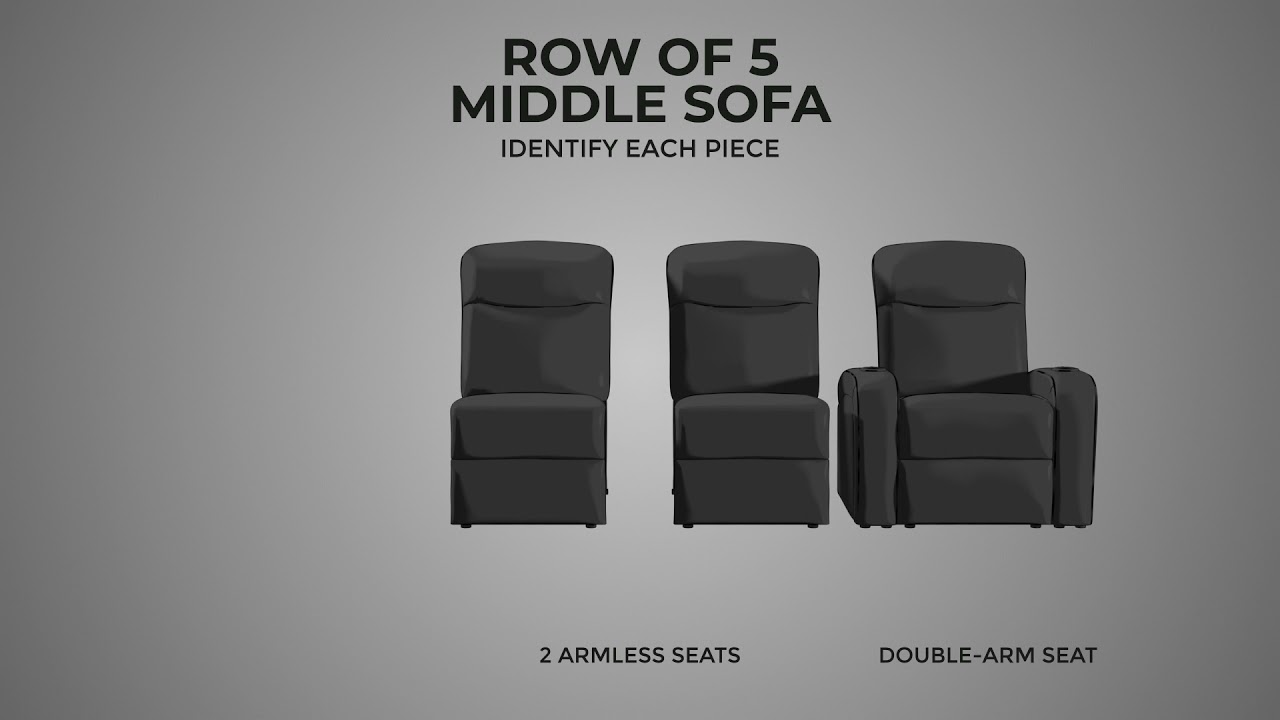 Seatcraft Configuration Guide Row of 5 Middle Sofa YouTube
