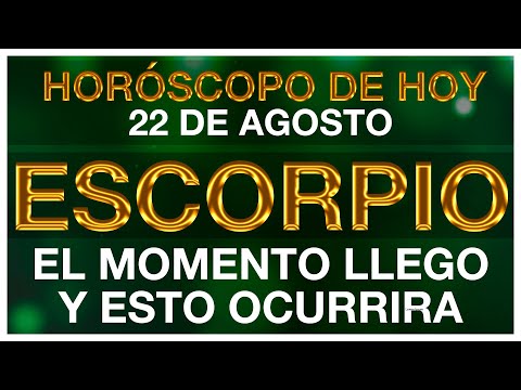 ESCORPIO HORÓSCOPO DE