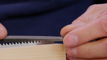 Sharpening a Crosscut Handsaw | Paul Sellers