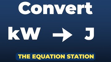 How to convert kilowatts to joules per day | Physics Practice Problem
