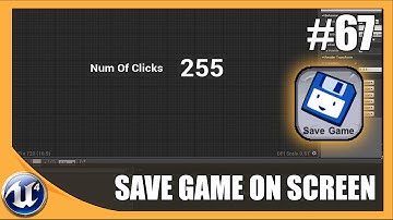Showing Save Game Data on UI - #67 Unreal Engine 4 Beginner Tutorial Series