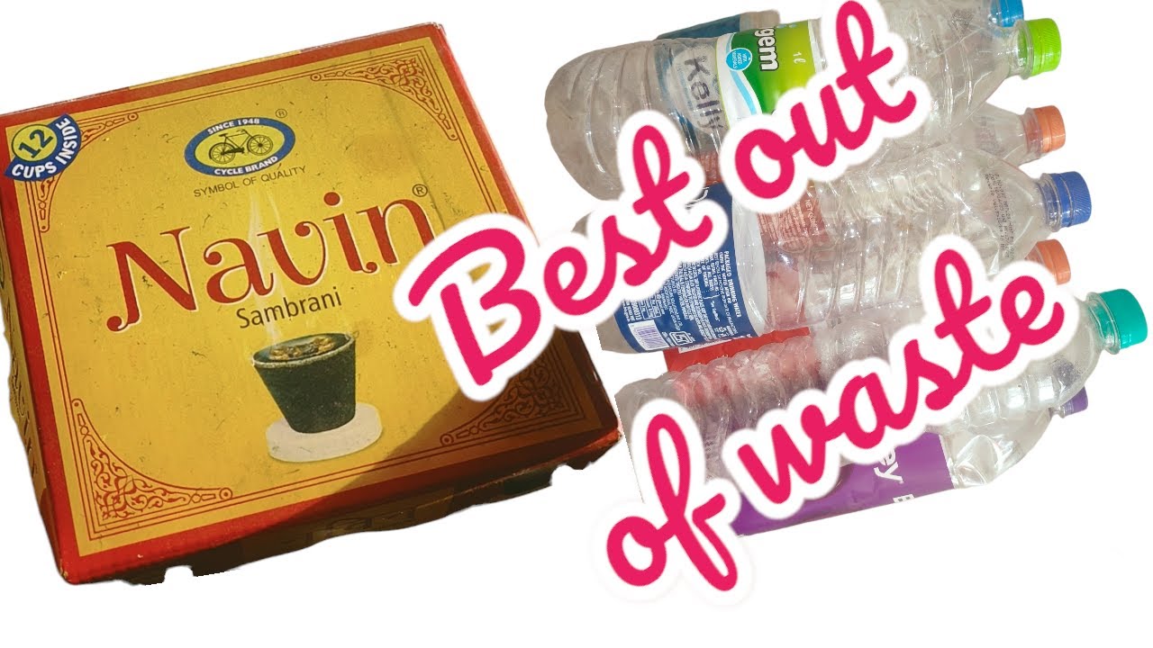 CardBoard Box Craft bottle Craft best Outofwaste sambrani Box Craft cardboard-box-craft-bottle-craft-best-outofwaste-sambrani-box-craft