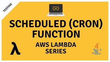 Scheduled (Cron) AWS Lambda Function with Java and Maven
