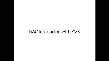 DAC interface with ATmega32