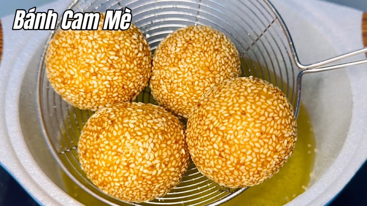 Làm Bánh Cam Mè, Chỉ Cần Thêm Thứ Này Bánh Giòn Không Cứng, Căng Phồng Thơm Lừng 