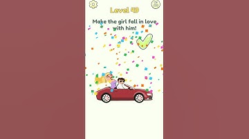 Delete One Part Eraser Puzzle Level 49 / Make The Girl Fall In Love With Him