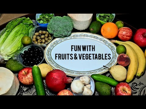 Fun Cutting with Fruits | Fruit Fun | Kids Activity | Fun with Fruits | Samia's Kitchen