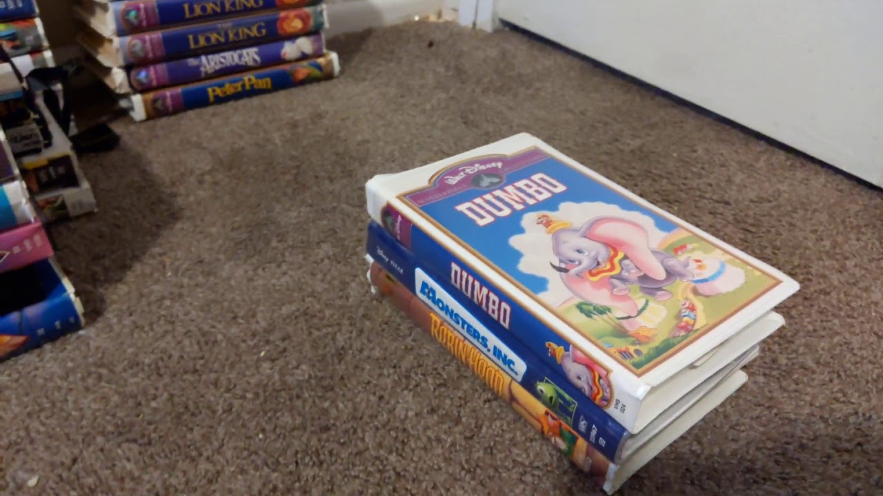 Walt Disney Clamshell Vhs Collection Part 1 YouTube