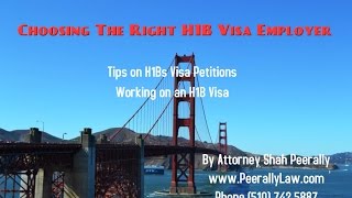 H1B News: Choosing the Right H1B visa Employer - Tips and Tricks of the Trade.