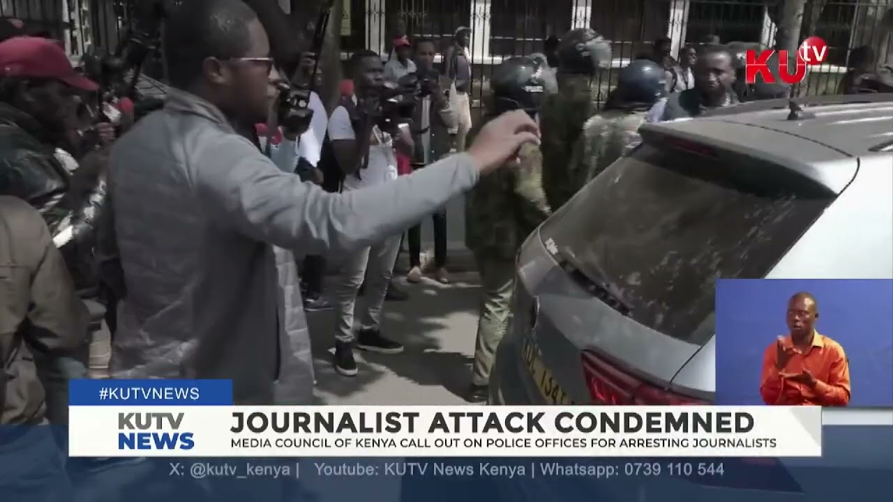 Media council of Kenya call out on police officers for arresting journalists