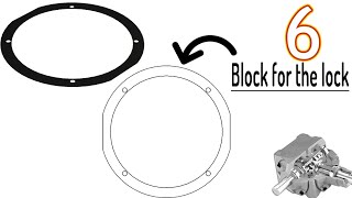 6-Project 39| Bevel Gearbox | SolidWorks Tutorial : gasket block for the side lock (Blocks method) Net Worth