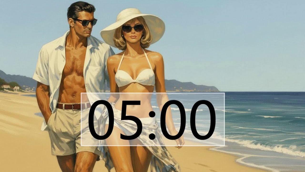 5 Minute Timer (A SLEEK AFFAIR Secrets in the Sand + Sound Notification at Zero)