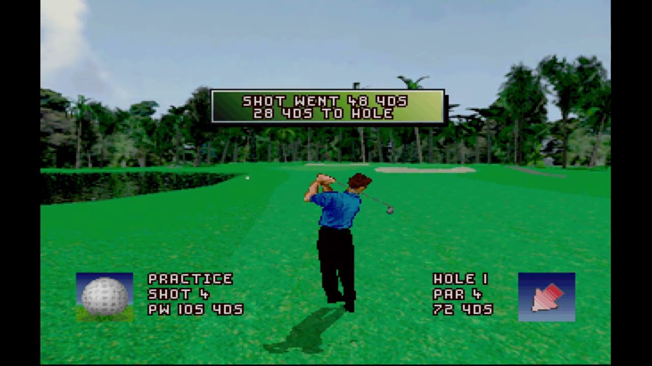 Play Station 1 Demo - World Cup Golf Professional Edition