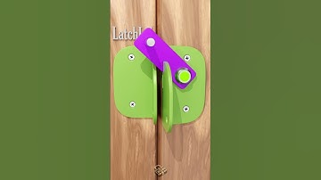 This DIY Smart Door Latch Works Like Magic! #shorts
