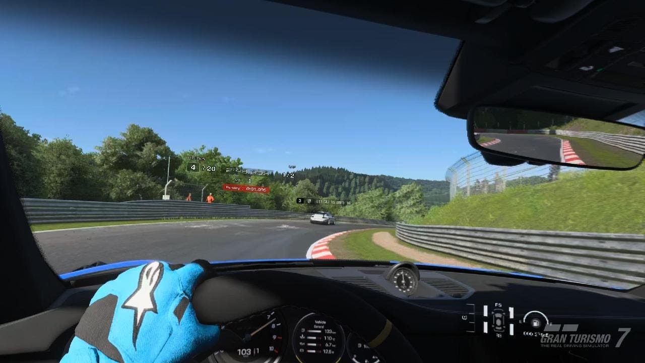 GT7 GT3RS vs Cars from garage Nurburgring