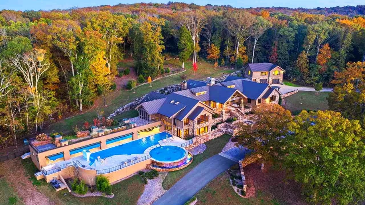 Tour of the luxurious and expensive mega mansion in Alabama for
