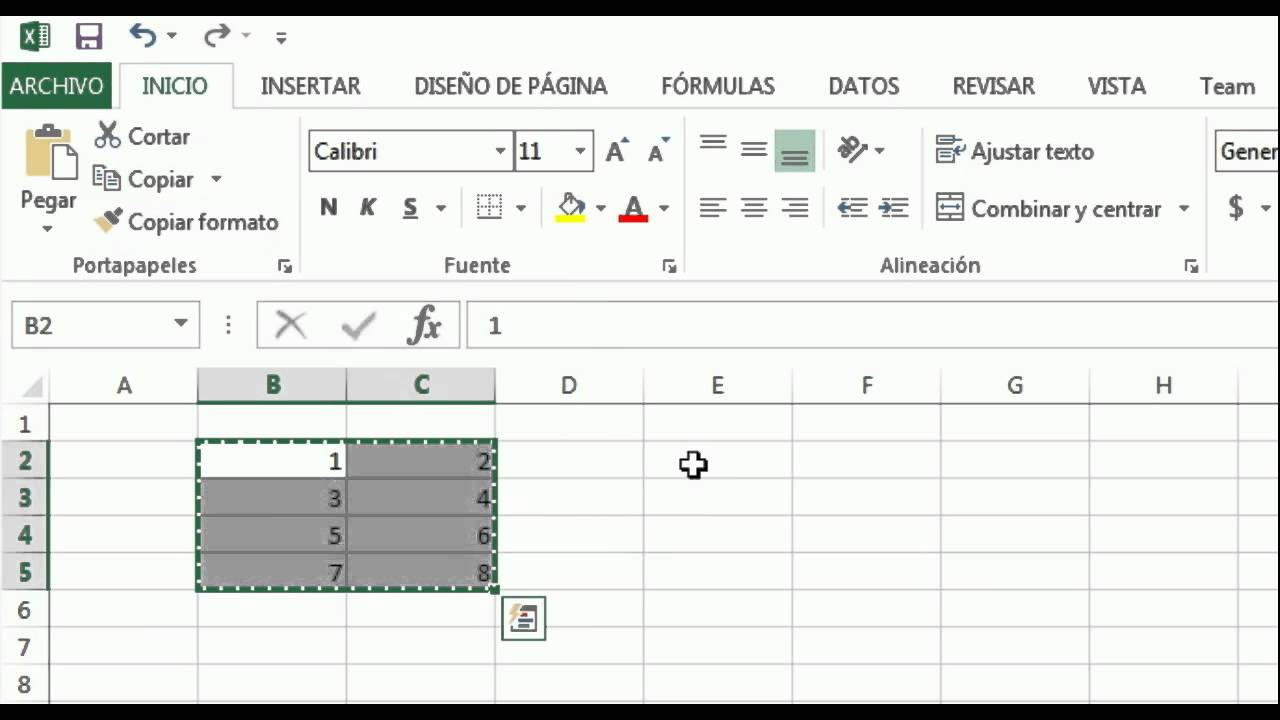 Excel Copiar Transponer - YouTube