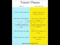 Advance English speaking tips for traveling and visit place #travel #related #advance #english