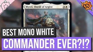 Best Mono White Commander Ever! | Myrel, Shield of Argive | Brother's War Spoilers | EDH | MTG