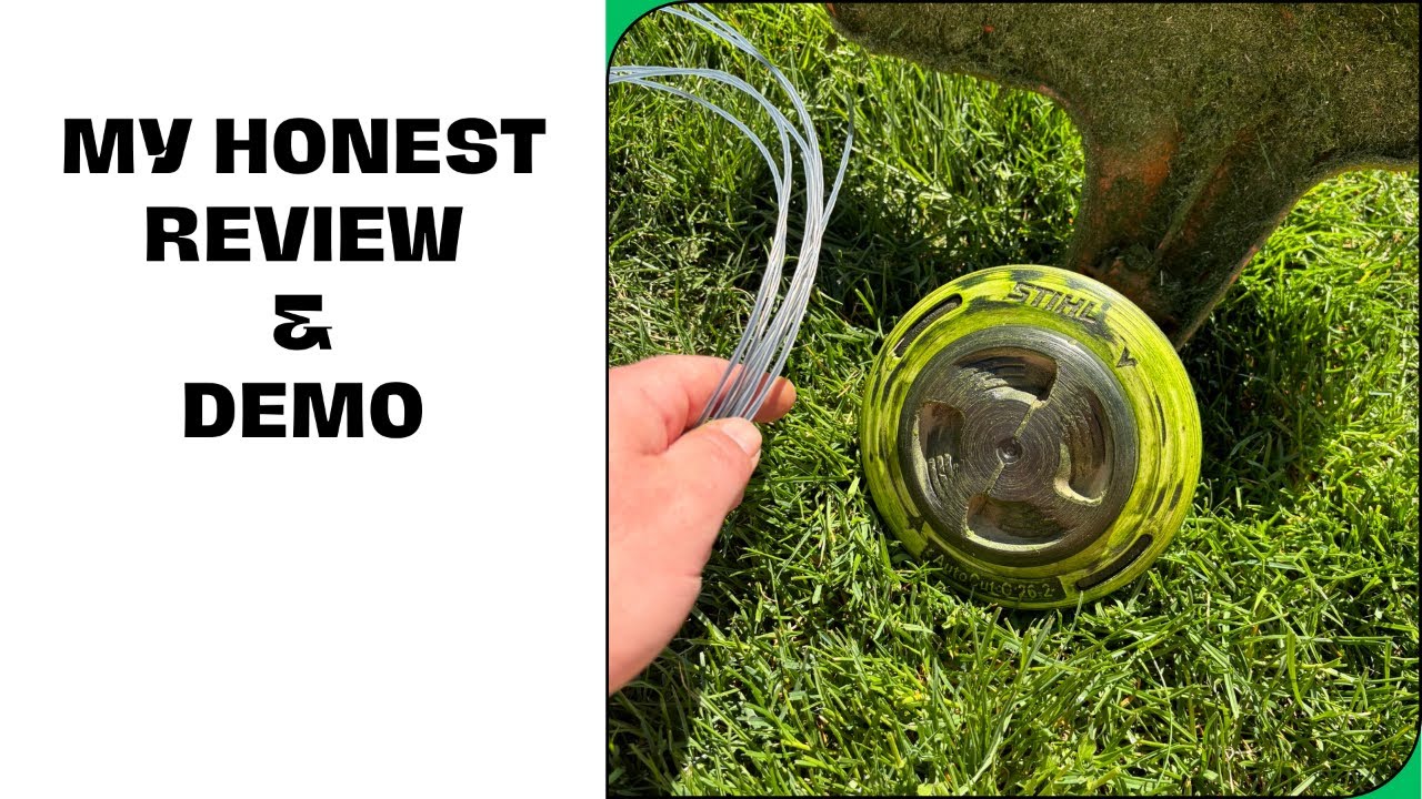 Stihl AutoCut C 26-2 REVIEW & How To Load Trimmer Head Line - YouTube