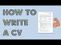 How to write a CV in 2020 [Get noticed by employers]