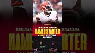 Deshaun Watson has been named the Week 1 starting quarterback for the Cleveland Browns