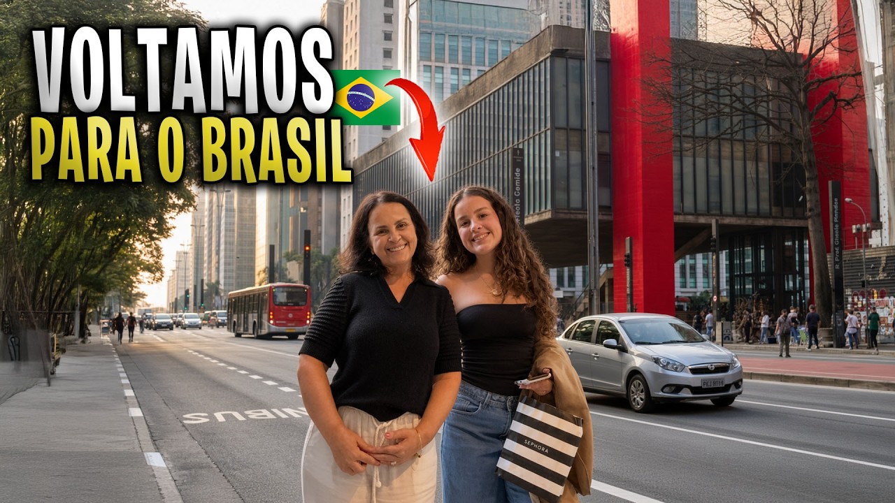 VOLTAMOS PARA O BRASIL 🇧🇷 