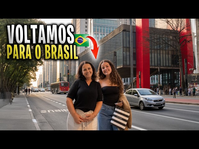 VOLTAMOS PARA O BRASIL 🇧🇷 