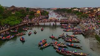 From Dusk to Night: Mesmerizing Drone Footage Over Hoi An Ancient City