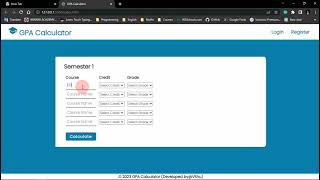 simple GPA calculator | Tamil | CWV | CODE WITH - VITHU #shorts screenshot 1