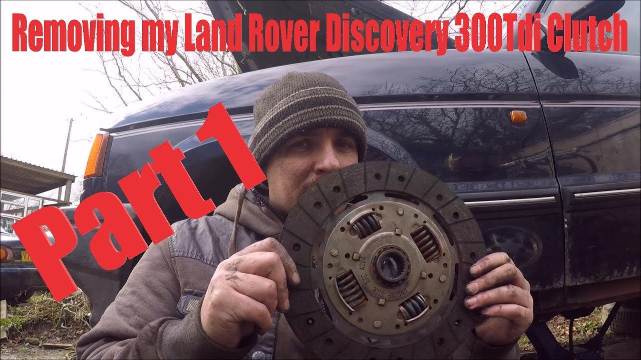 Removing my Land Rover Discovery 300Tdi Clutch YouTube