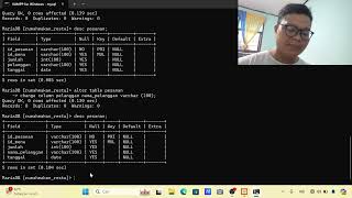 UAS BASIS DATA MEMBUAT DATABASE MENGGUNAKAN XAMPP BAHASA PROGRAM MYSQL