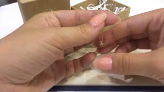 Колье 1462 из красного золота 585 пробы с фианитами видео Колье золотые с фианитами