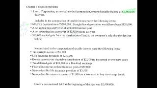 Chapter 7   Lanco Practice Problem Part A