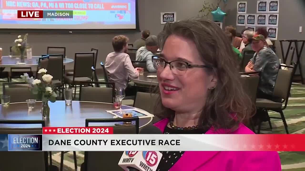 Melissa Agard projected to win Dane County Executive race