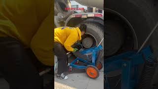 Truck Puncture Tire Replacement Outdoor Rescue!