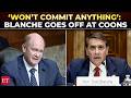 ‘Can you commit Trump family gets nothing?’ Coons corners Blanche over DOJ’s $1.8 b ‘slush fund’