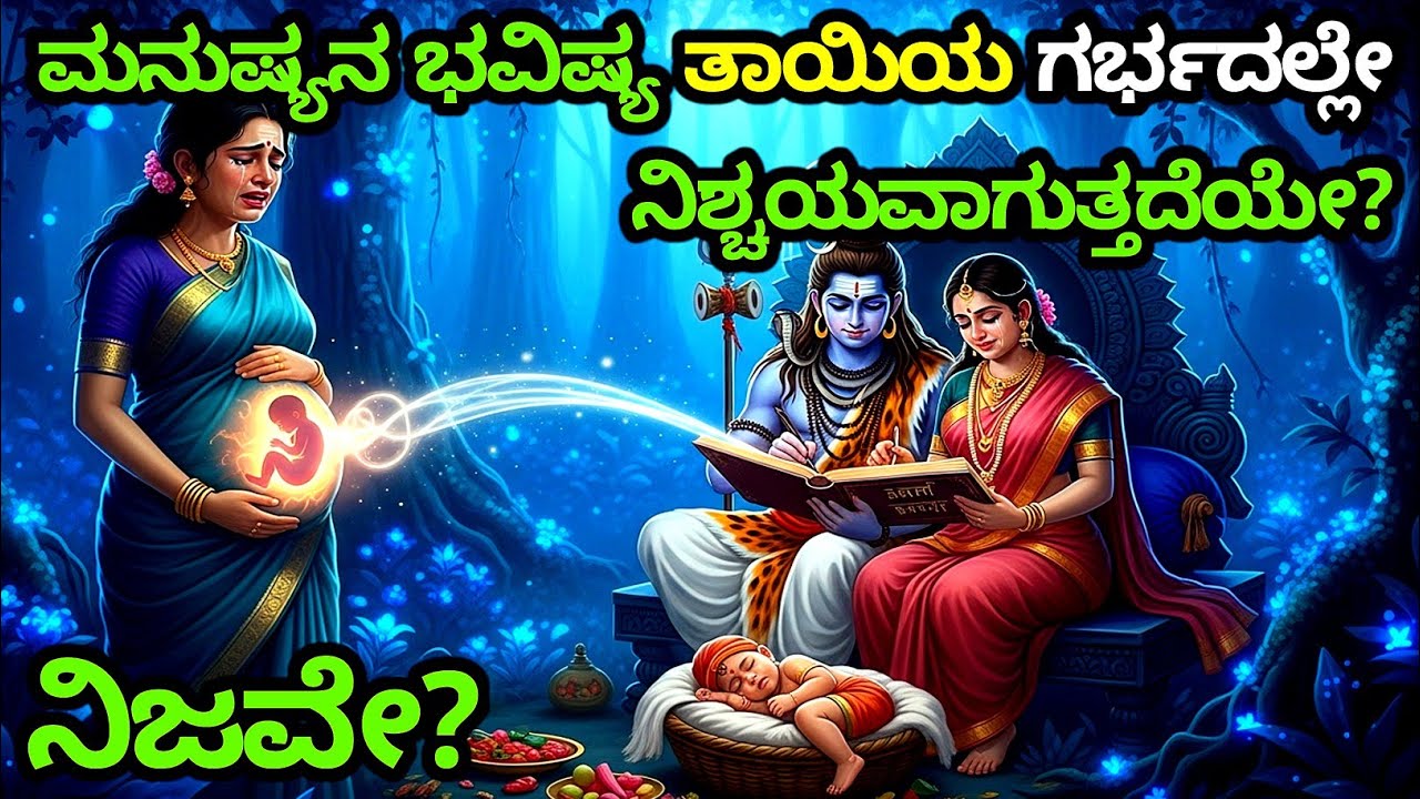 ಮನುಷ್ಯನ ಭವಿಷ್ಯ ತಾಯಿಯ ಗರ್ಭದಲ್ಲೇ ನಿಶ್ಚಯವಾಗುತ್ತದೆಯೇ?  Kannada story | motivational story kannada
