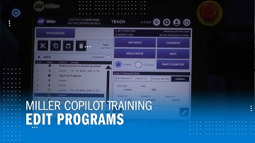 Miller Copilot Training: Edit Programs