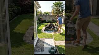 You Won’t Believe This Backyard Transformation! 😱🌿 #shorts #beforeandafter #transformation