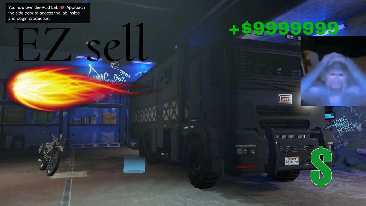 بيع بضاعة الاسيد لاب | قراند 5