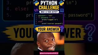Python Challenge 😲 Guess the Output 💀#coding #memes #shorts #funny @LearnComputerWithRCS