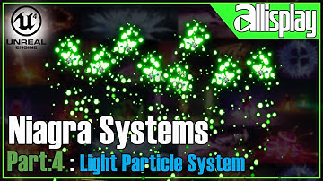 N4: Niagara Light Particle Effect | Niagara systems for Beginners | AIP