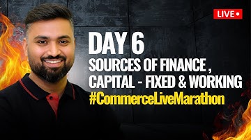 Sources Of Finance | Capital Fixed & working | Commerce  | CLASS-12 | ISC | Shubham Jagdish
