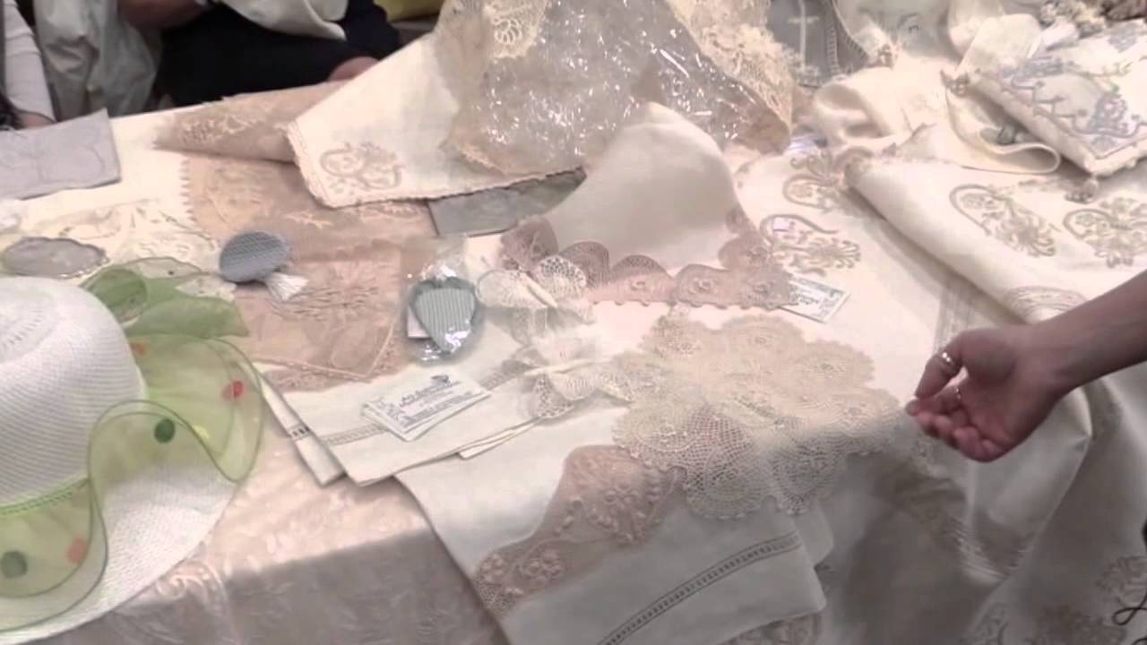 Italian Lace Embroidery Demonstration 