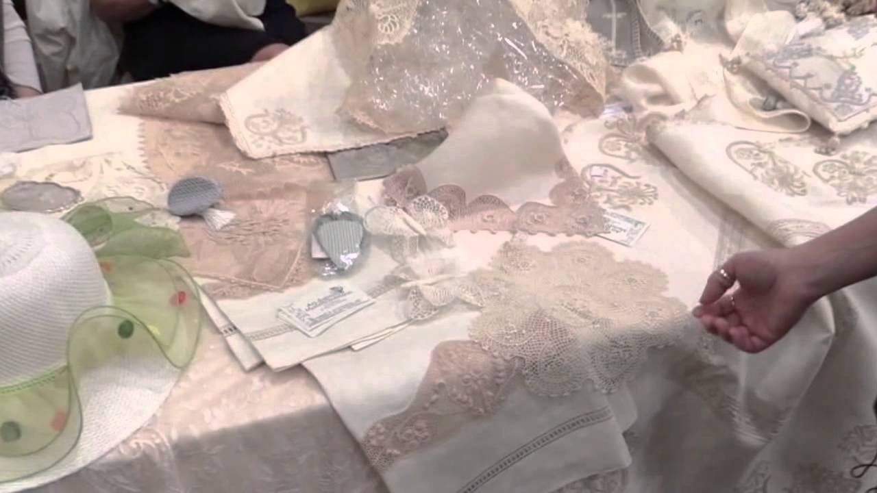 Italian Lace Embroidery Demonstration YouTube