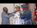 LIVE!! President Ruto finally swearing in new Chief Of Defence Forces Charles Kahariri!!