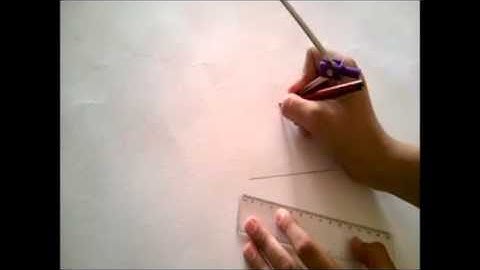 How to draw two parallel lines using a compass