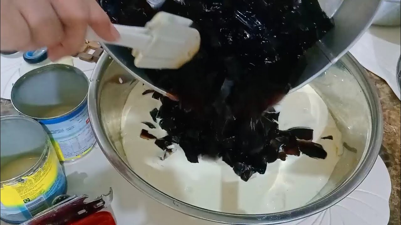 Coffee jelly Yummy Creamy dessert cooking howto YouTube